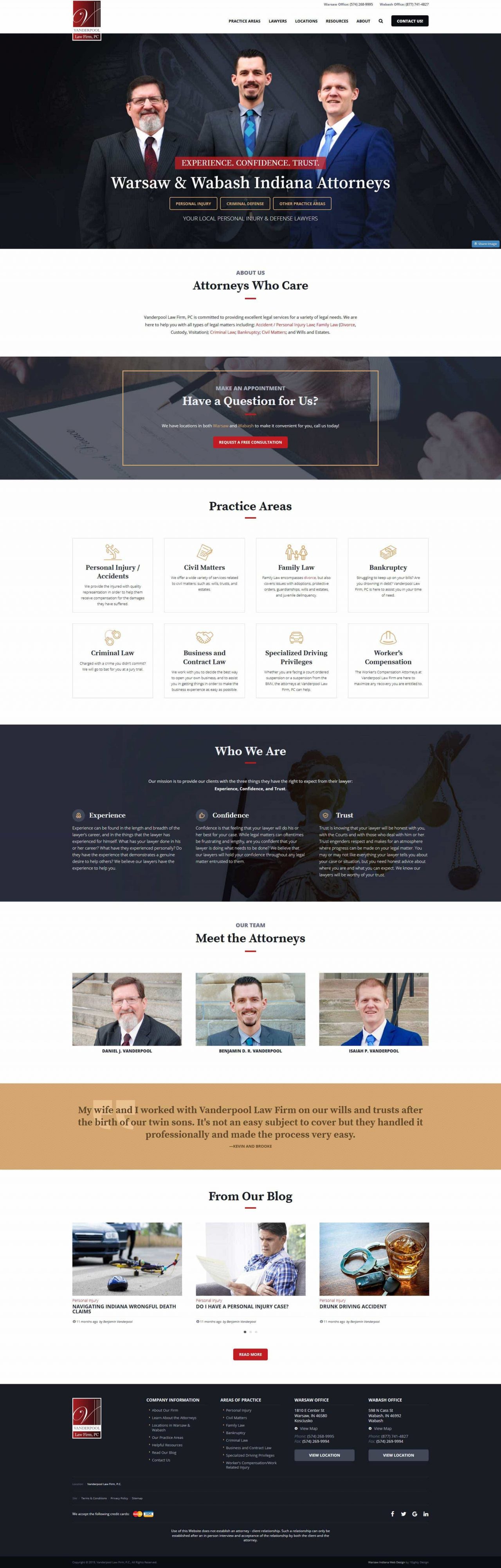 Vanderpool Law Firm, PC Warsaw, IN Office
