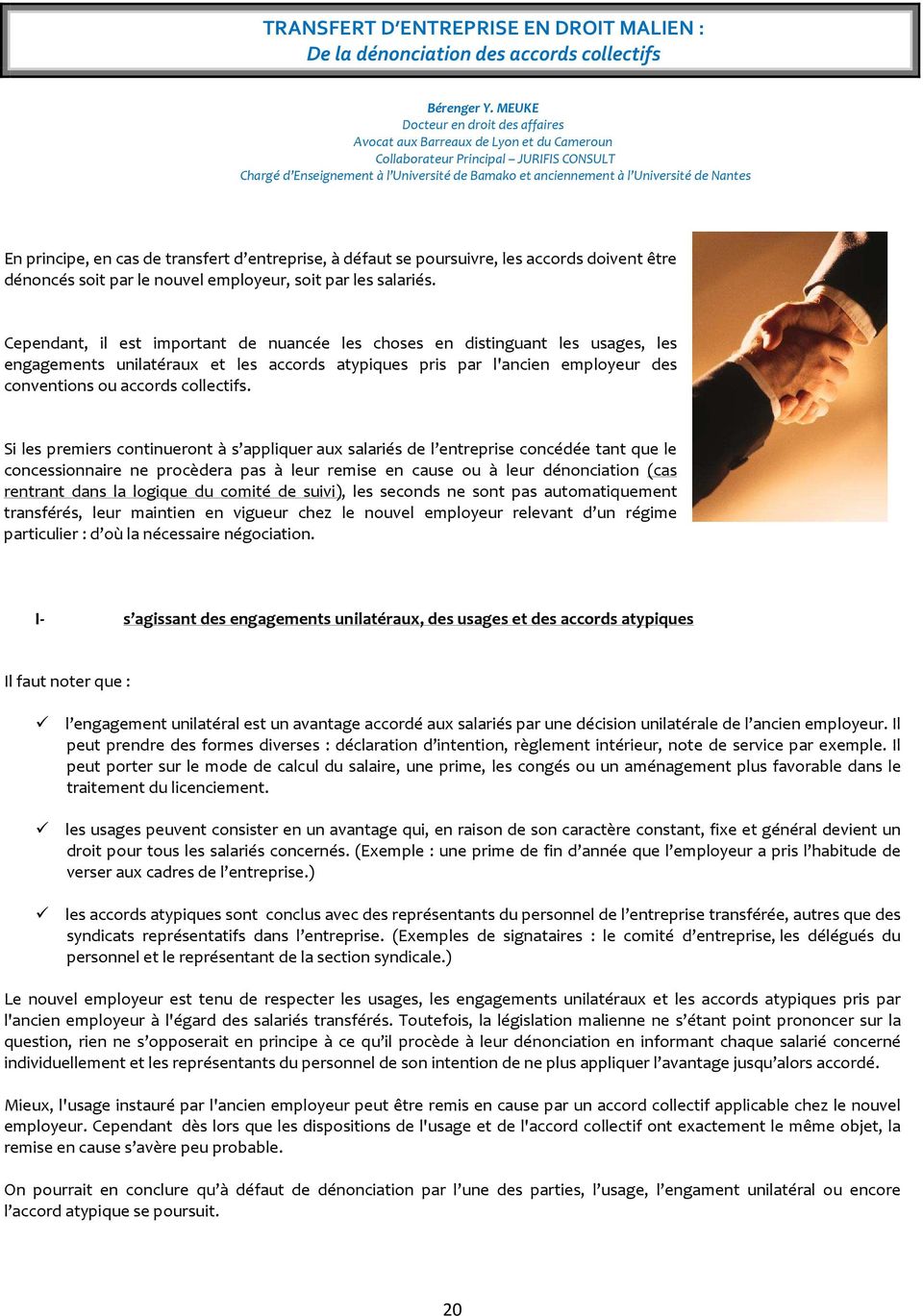 Jurifis Consult Bamako, Mali Office