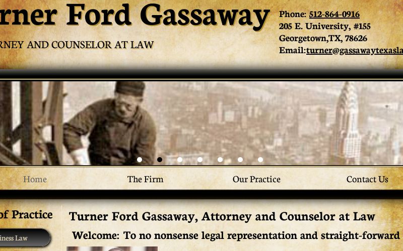 Turner Ford Gassway: Williamson County Attorney Georgetown,  Office