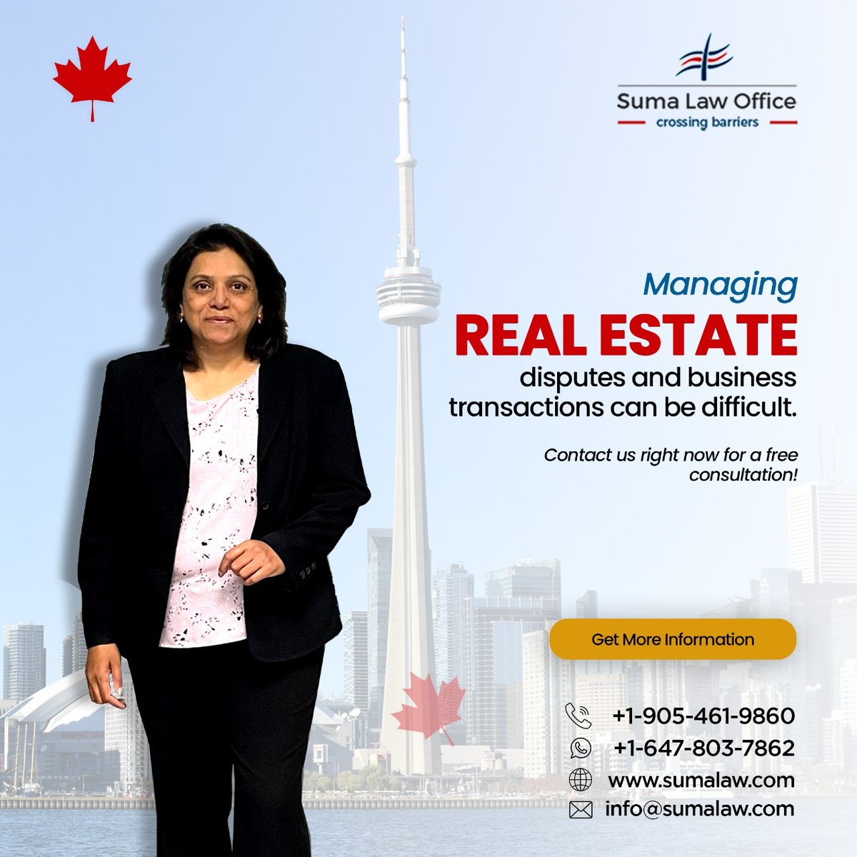 Suma Rao Professional Corporation Mississauga, Canada Office