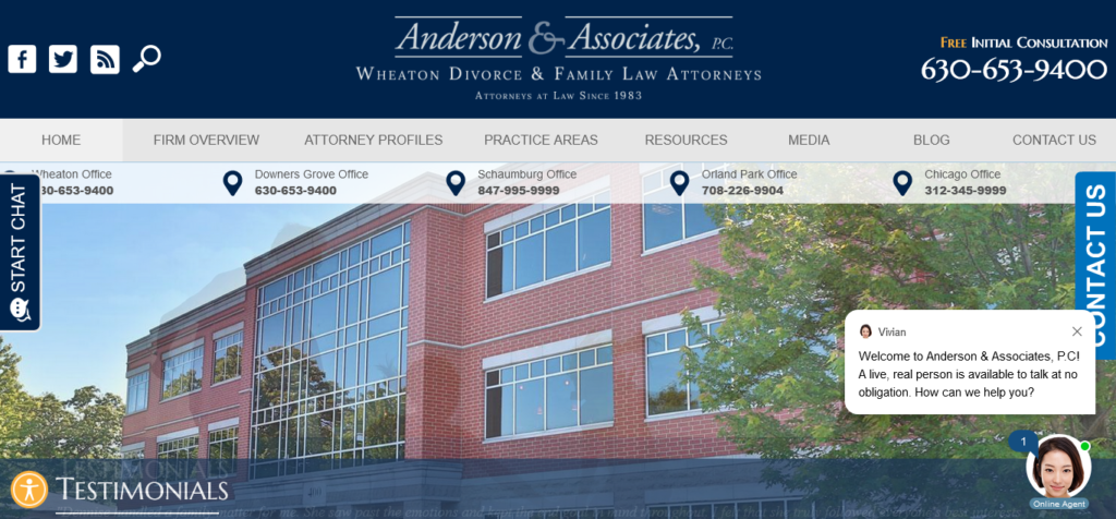 Anderson and Associates, PC Chicago, IL Office