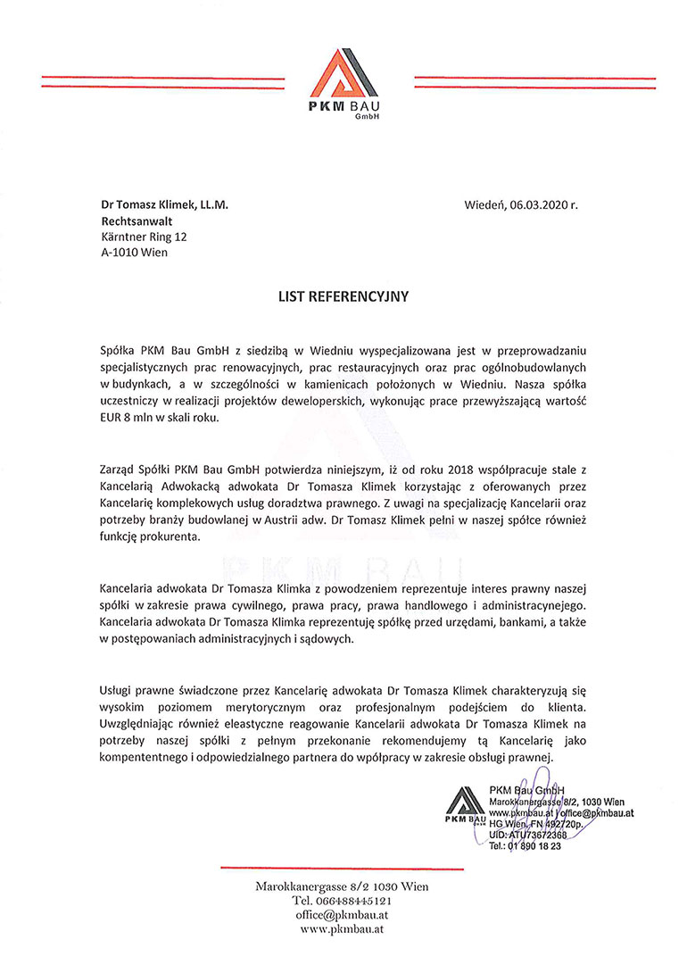 Rautner Rechtsanwalte GmbH Vienna, Austria Office