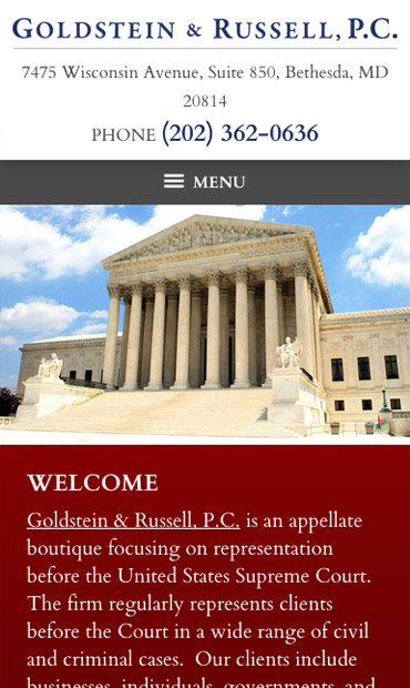 Goldstein & Russell, PC Bethesda,  Office