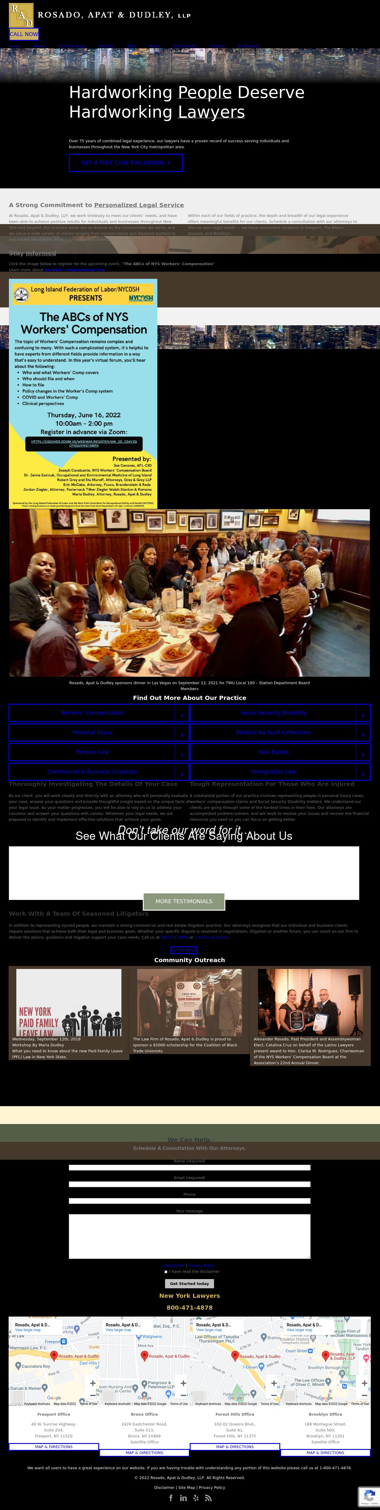 Rosado, Apat & Dudley, LLP New York, NY Office