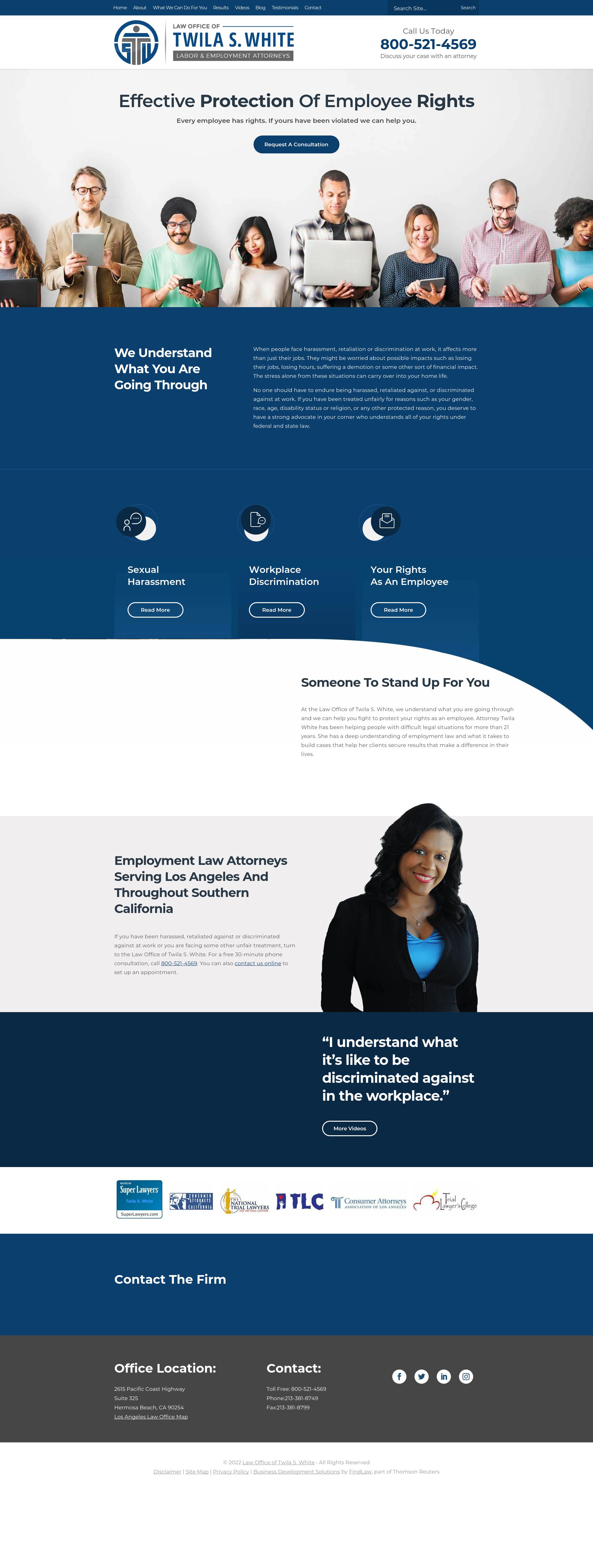 Law Office of Twila S. White Culver City, CA Office