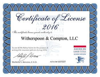 Witherspoon & Compton, LLC Meridian, MS Office