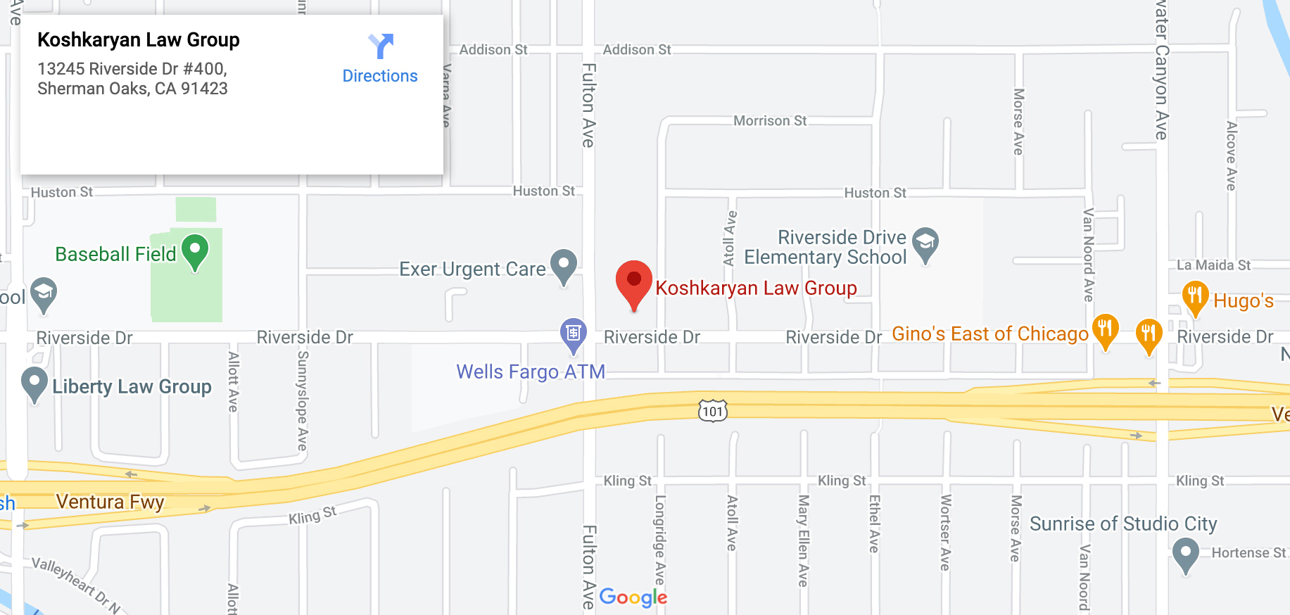 Koshkaryan Law Group Sherman Oaks,  Office
