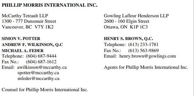 McCarthy Tetrault LLP Vancouver, Canada Office