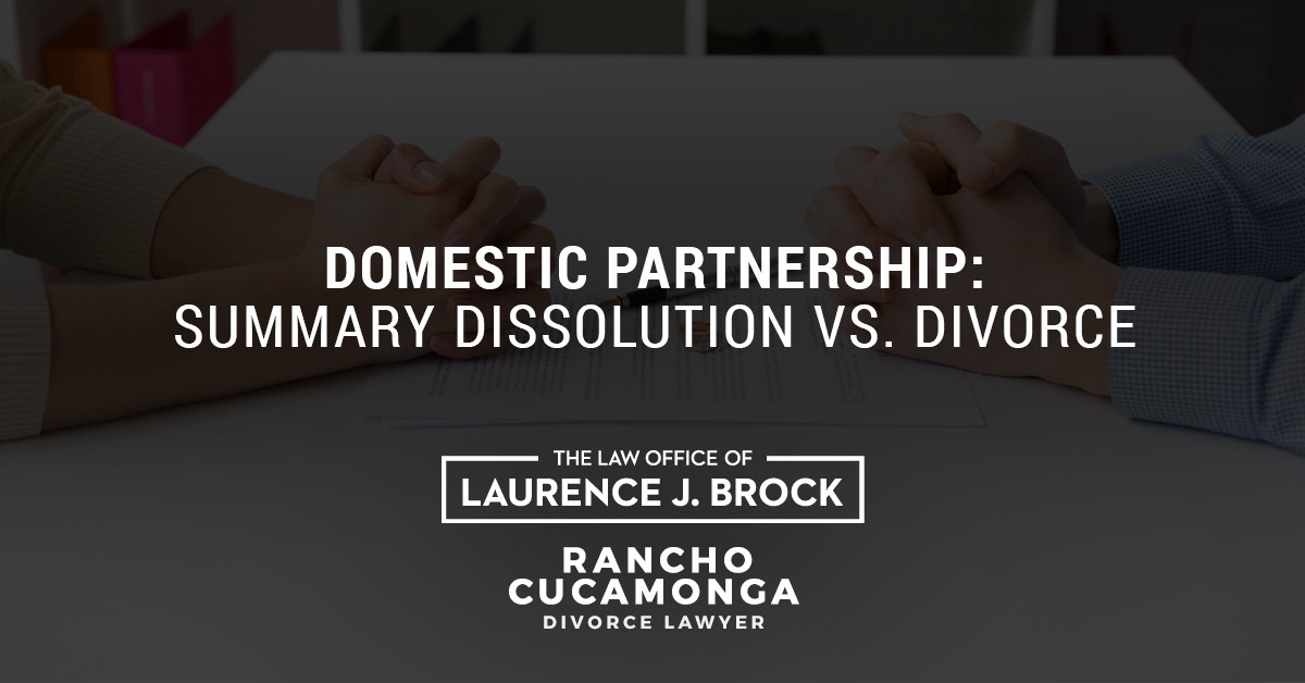 Law Office of Laurence J. Brock Rancho Cucamonga, CA Office