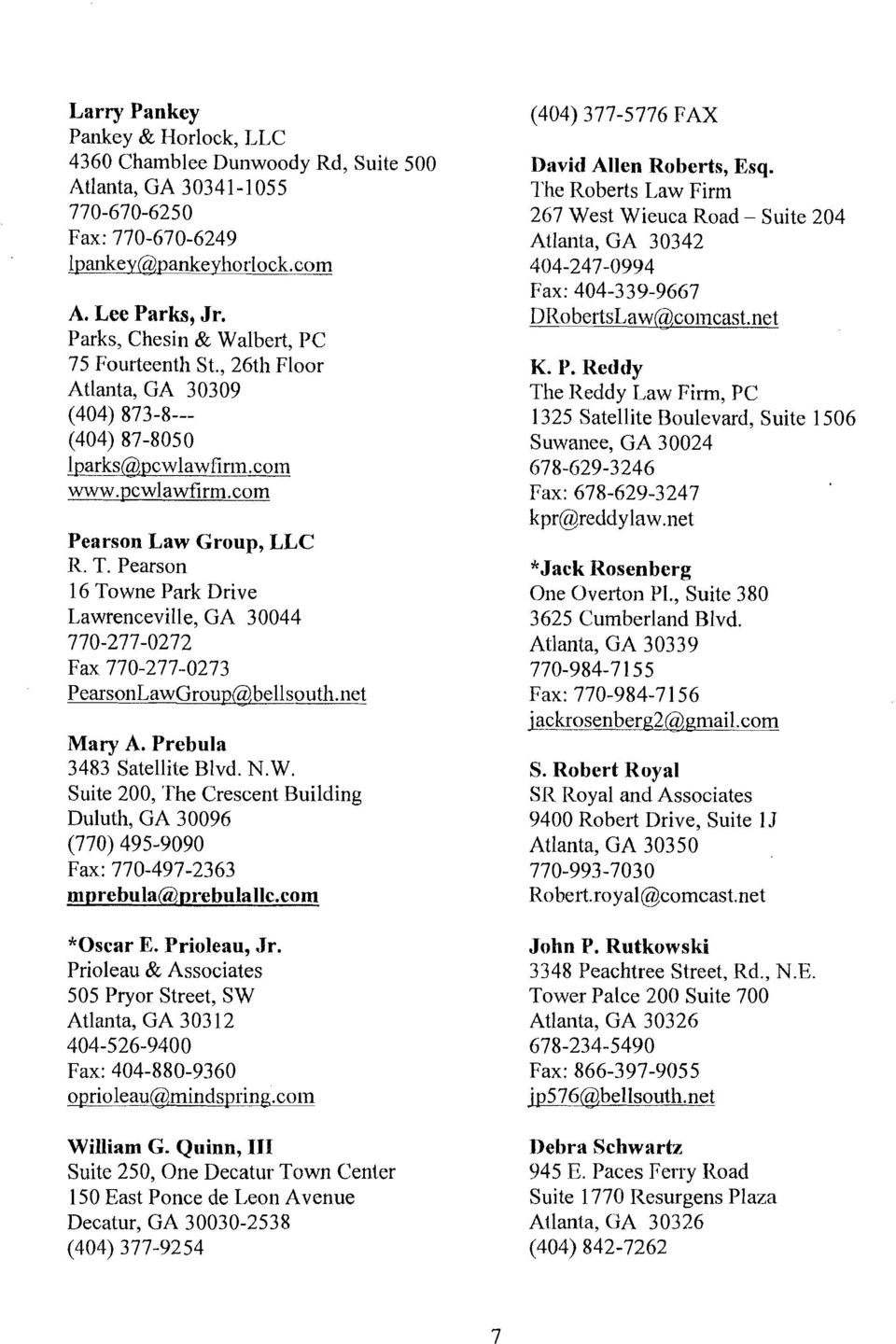 The Reddy Law Firm, PC Atlanta, GA Office