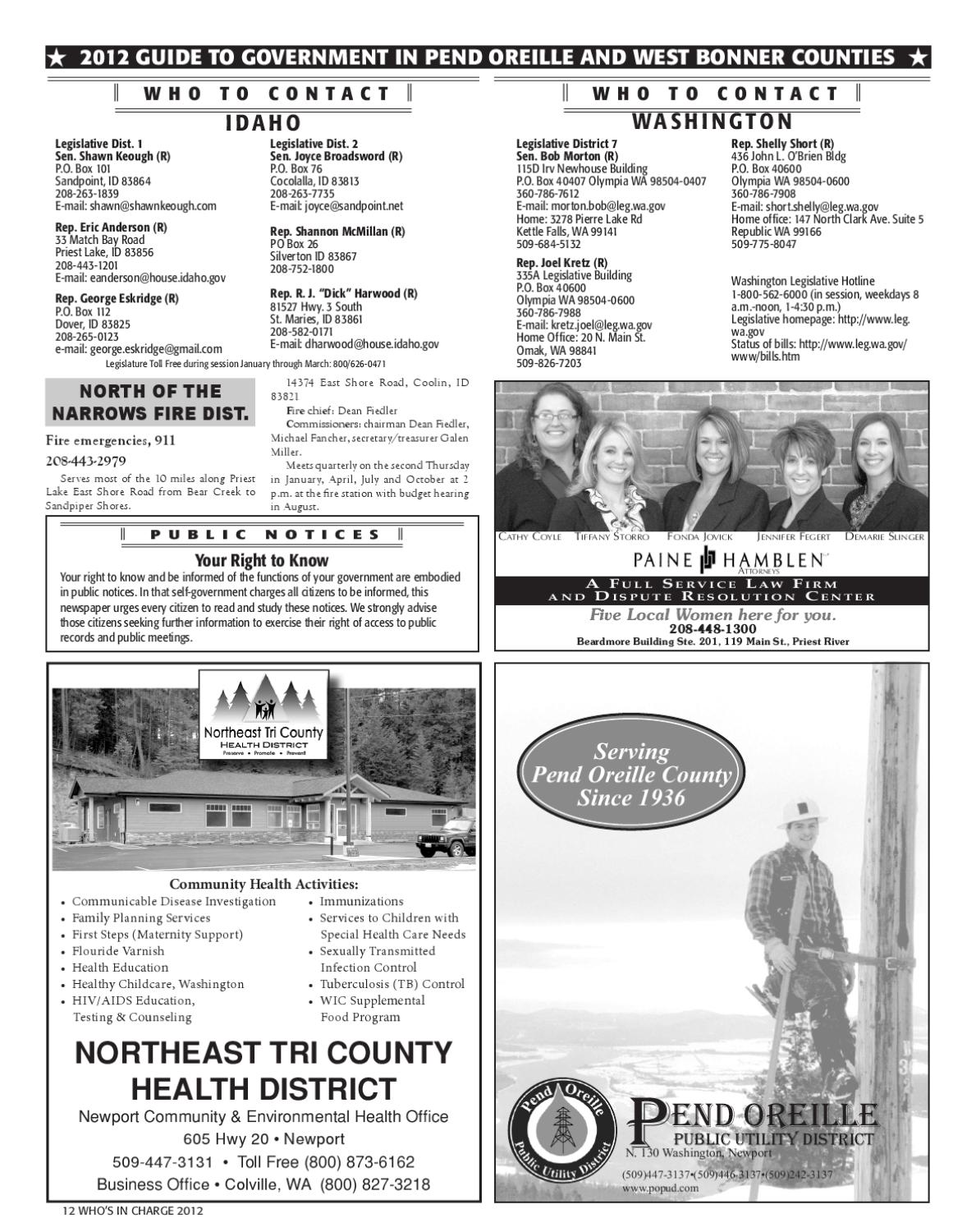 Paine Hamblen Priest River, ID Office