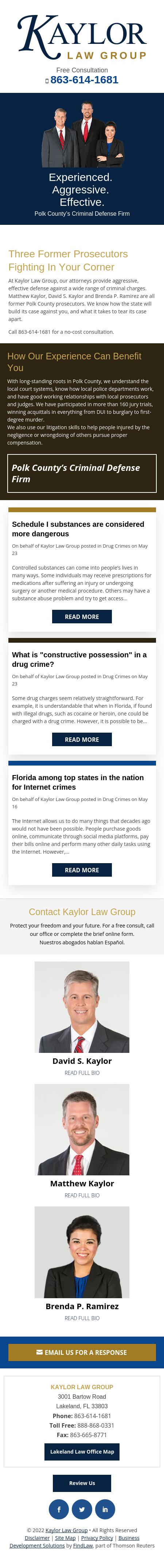 Kaylor Law Group Lakeland, FL Office