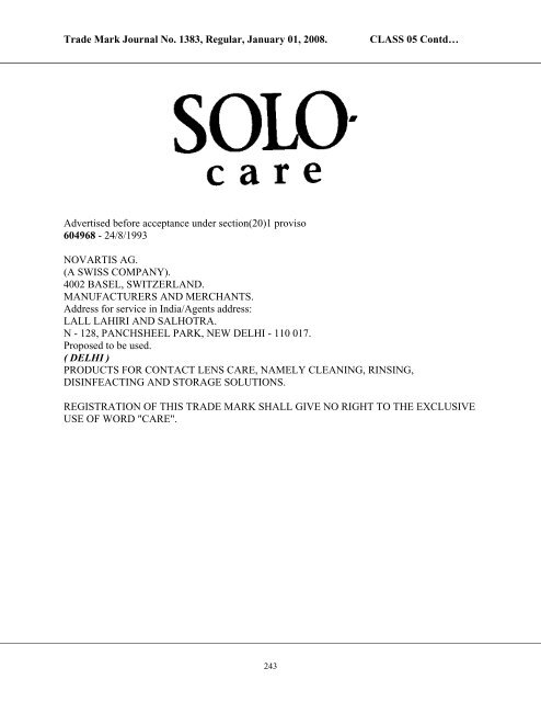 Lall Lahiri & Salhotra New Delhi, India Office