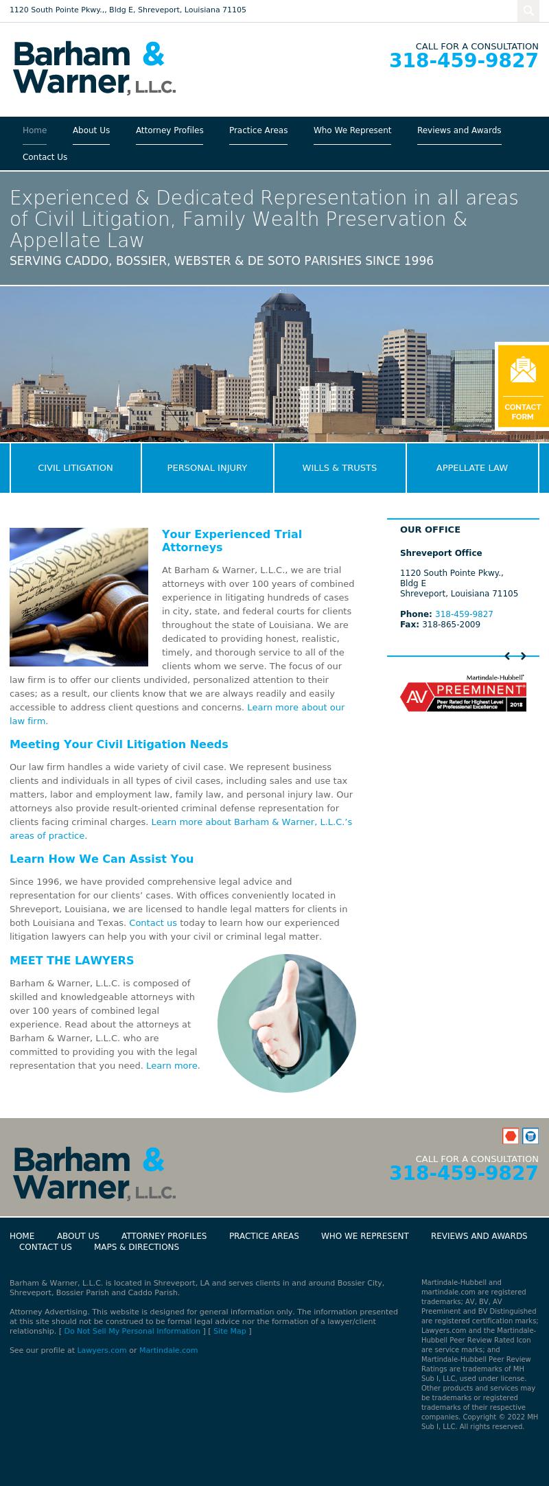 Barham Warner Stroud Carmouche, L.L.C Shreveport, LA Office