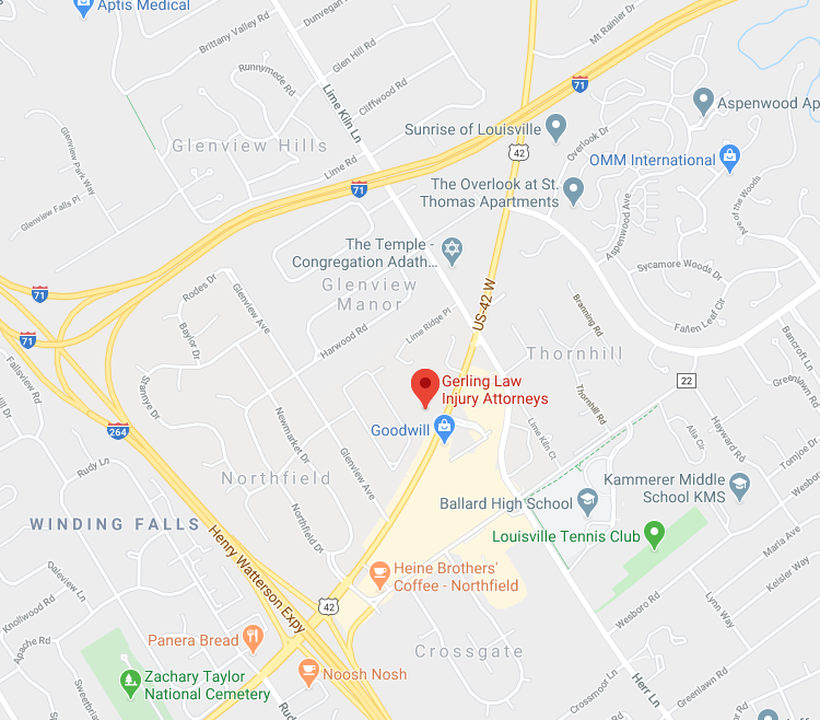 Gerling Law, Injury Attorneys Owensboro, KY Office