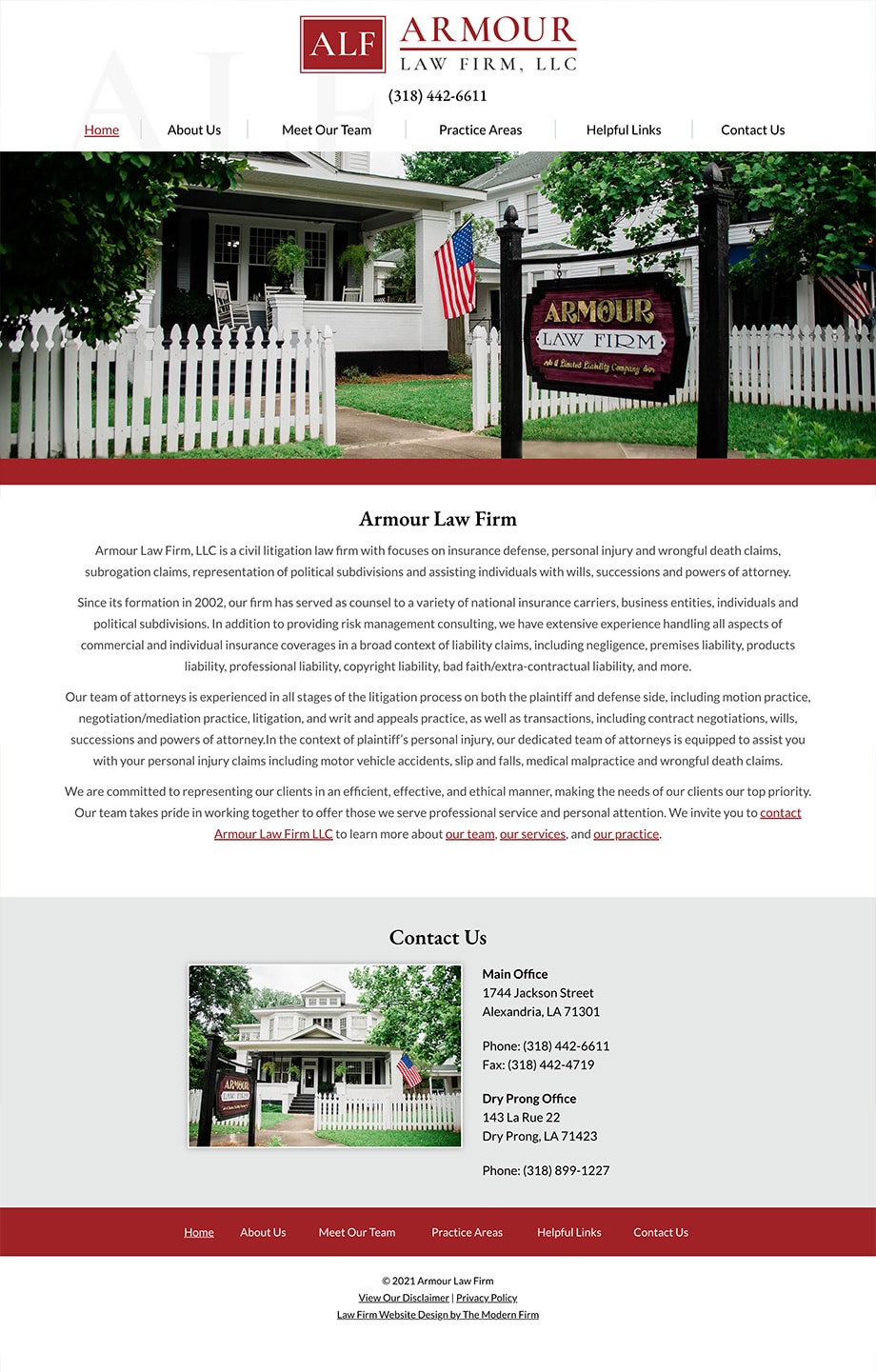 Armour Law Firm Alexandria, LA Office