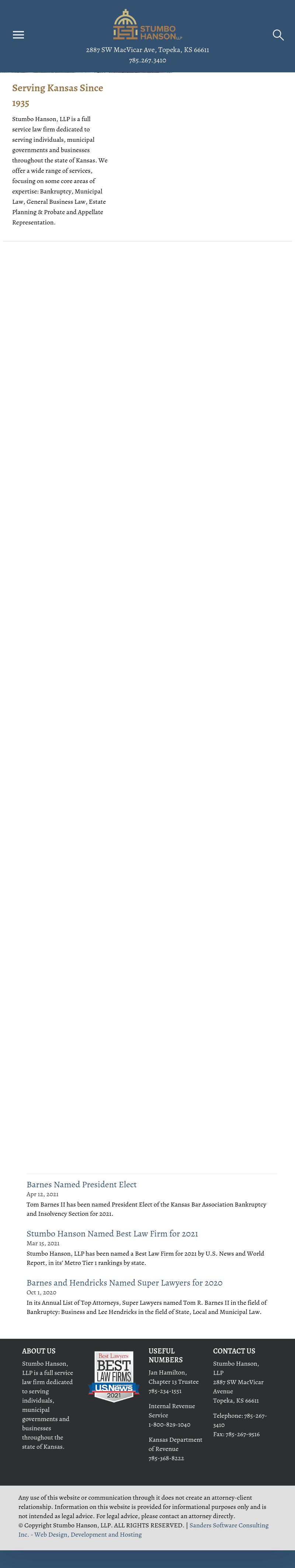 Stumbo Hanson, LLP Topeka, KS Office