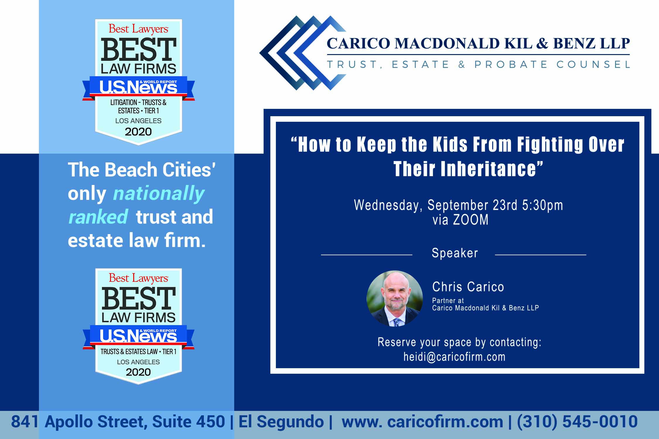 Carico Macdonald Kil & Benz, LLP El Segundo,  Office