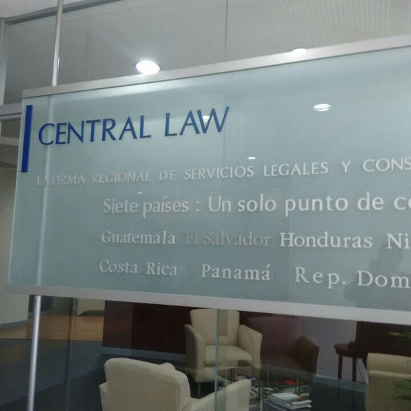 CENTRAL LAW El Salvador - Rusconi Medina & Asociados San Salvador, El Salvador Office