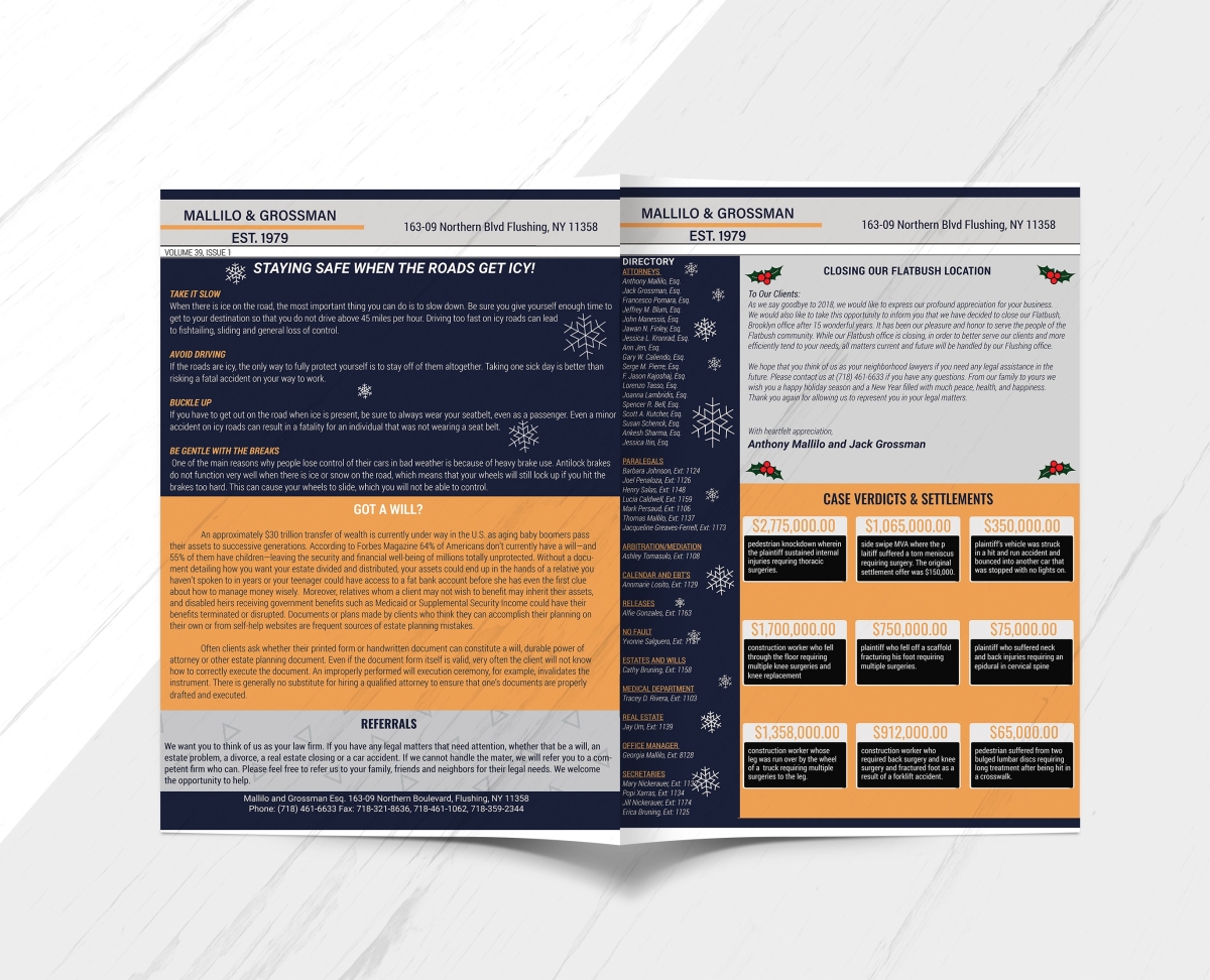 MALLILO AND GROSSMAN, ESQS Flushing,  Office