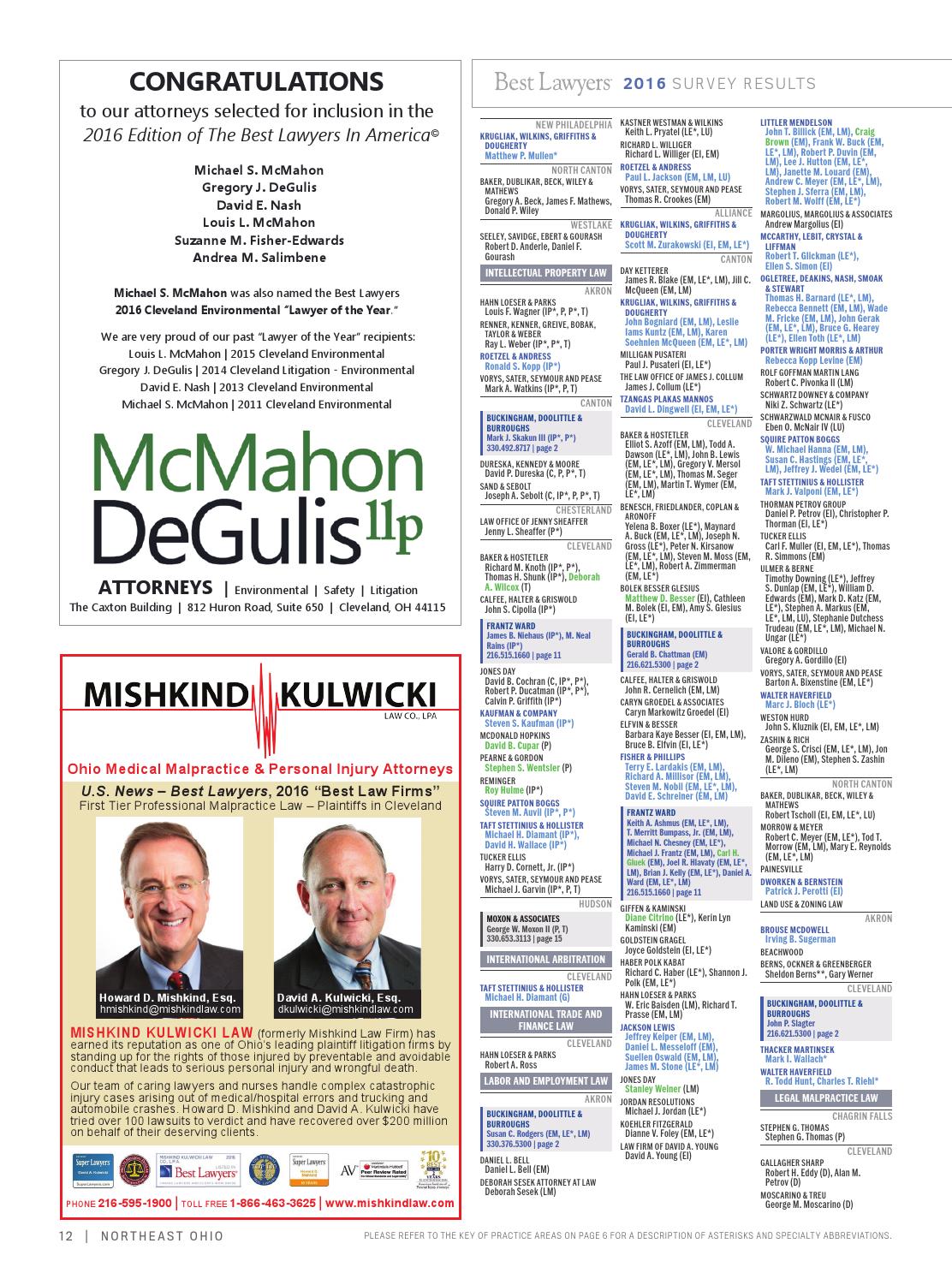 McMahon DeGulis LLP Cleveland, OH Office