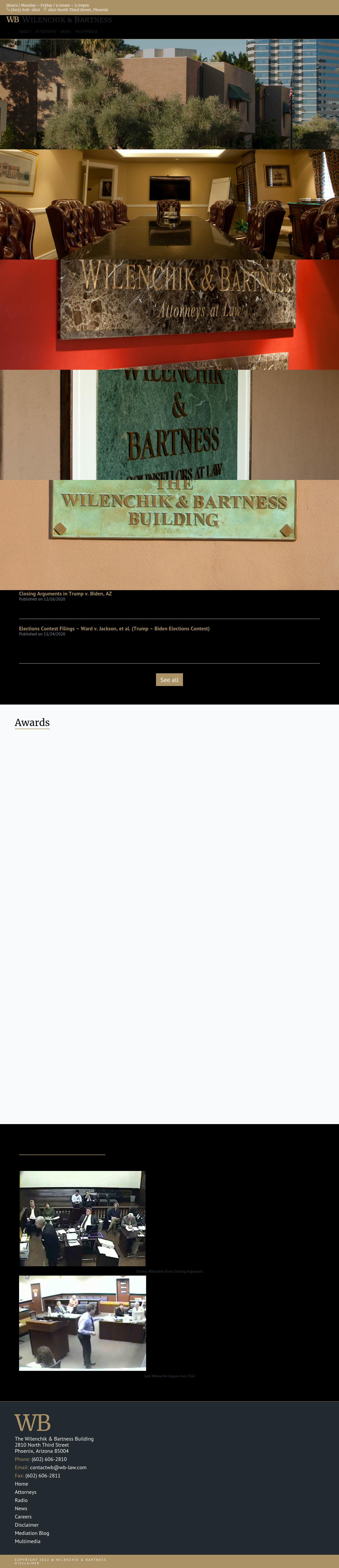 Wilenchik & Bartness Phoenix, AZ Office