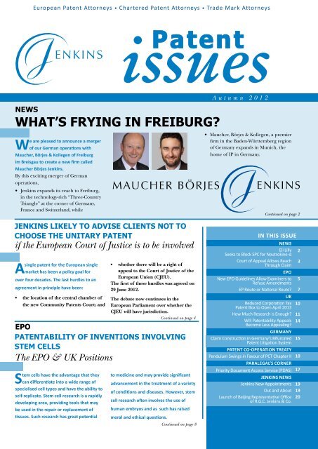 Maucher Jenkins Farnham, United Kingdom Office