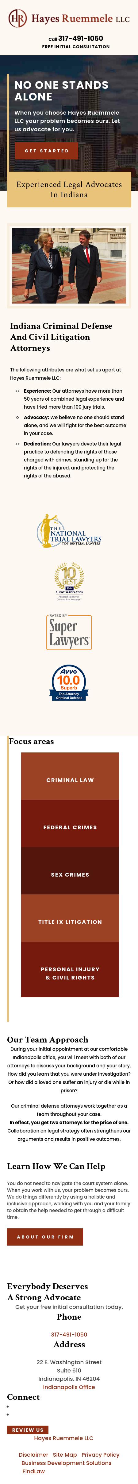 Hayes Ruemmele LLC Indianapolis,  Office