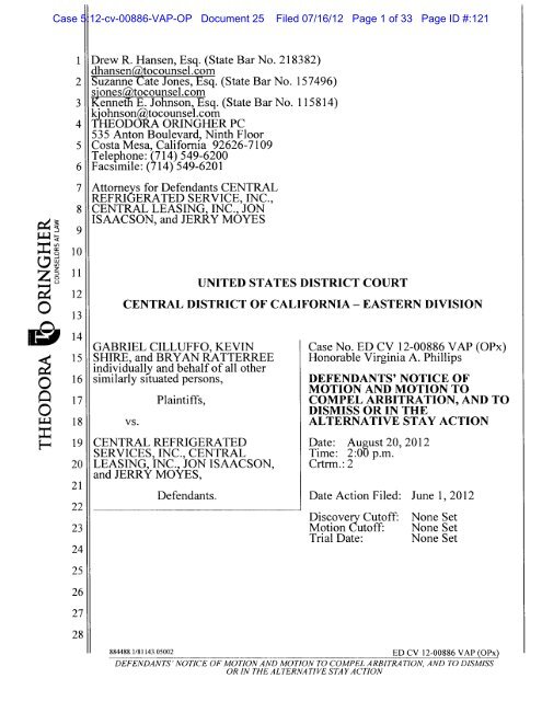 Theodora Oringher PC Costa Mesa, CA Office