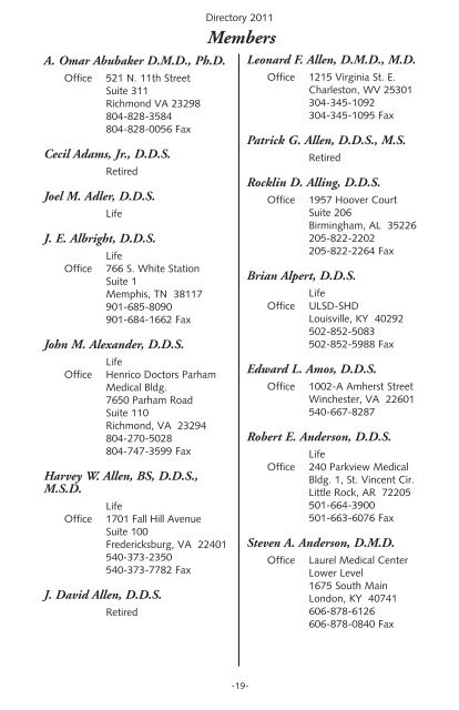 Hancock Daniel Harrisonburg, VA Office