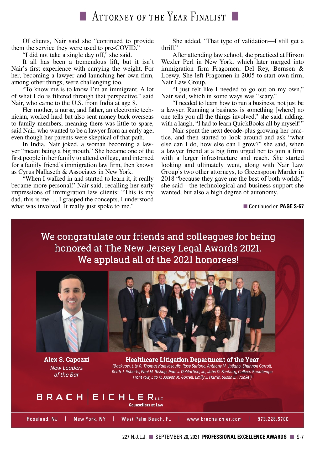 Brach Eichler LLC Palm Beach, FL Office