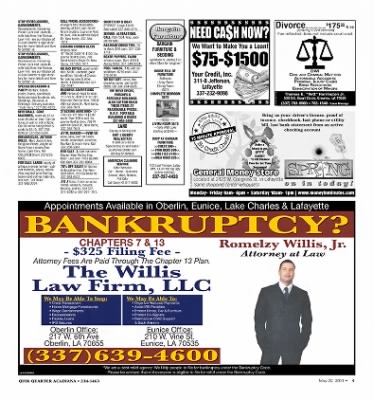 Willis Law Firm LLC Oberlin, LA Office