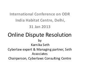 SETH ASSOCIATES New Delhi, India Office