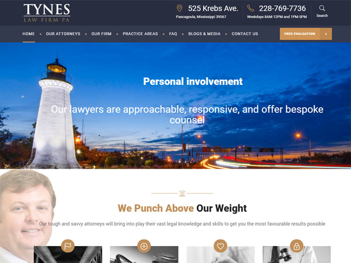 Tynes Law Firm, PA Pascagoula,  Office