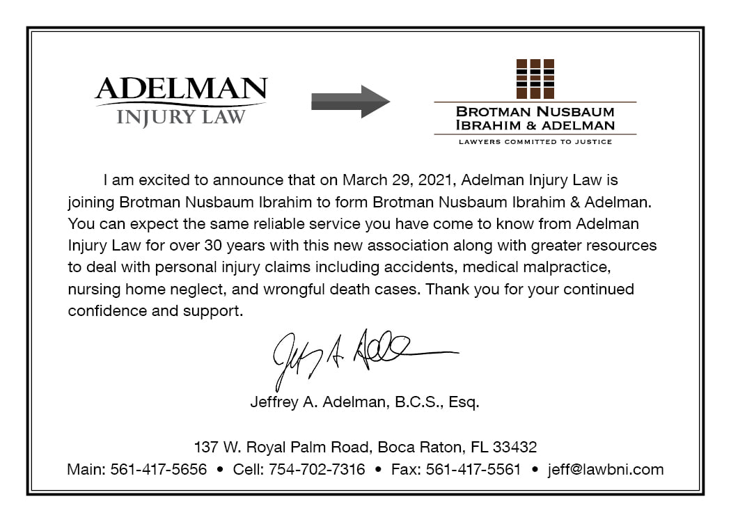Brotman Nusbaum Ibrahim & Adelman Boca Raton, FL Office