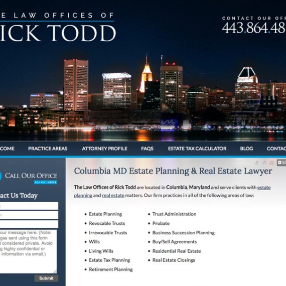 The Law Offices of Rick Todd Columbia, MD Office