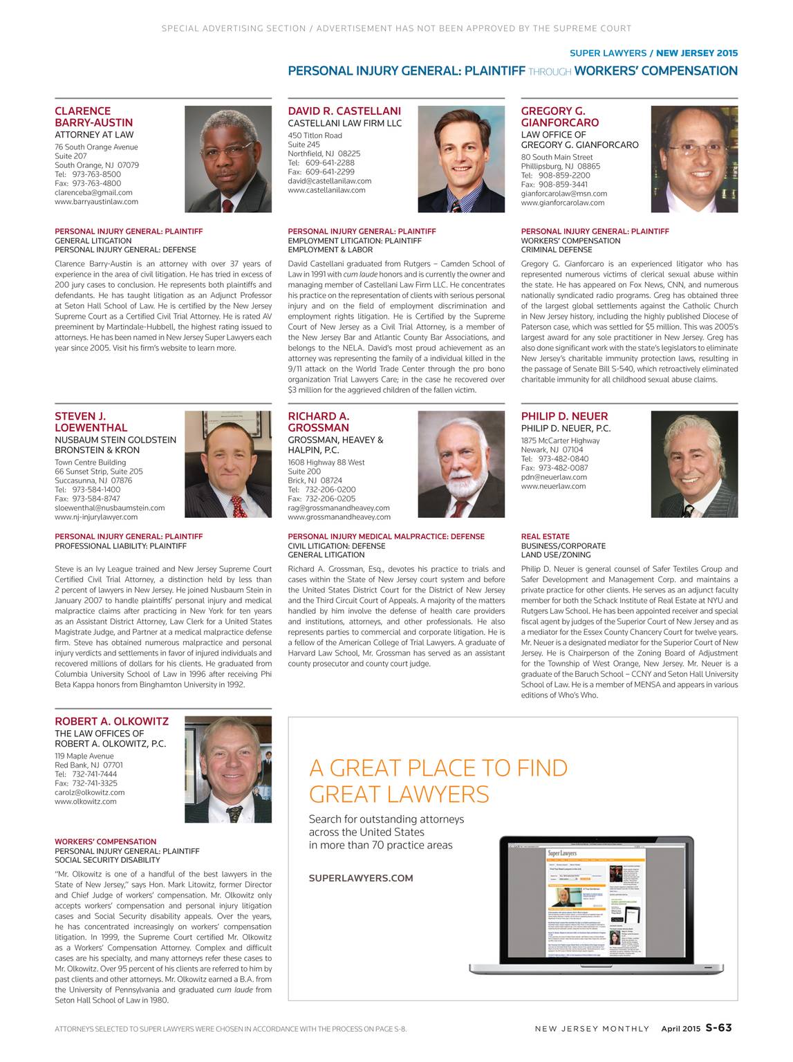 Sokol, Behot & Fiorenzo Hackensack, NJ Office