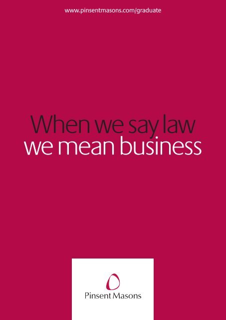 Pinsent Masons LLP London, United Kingdom Office