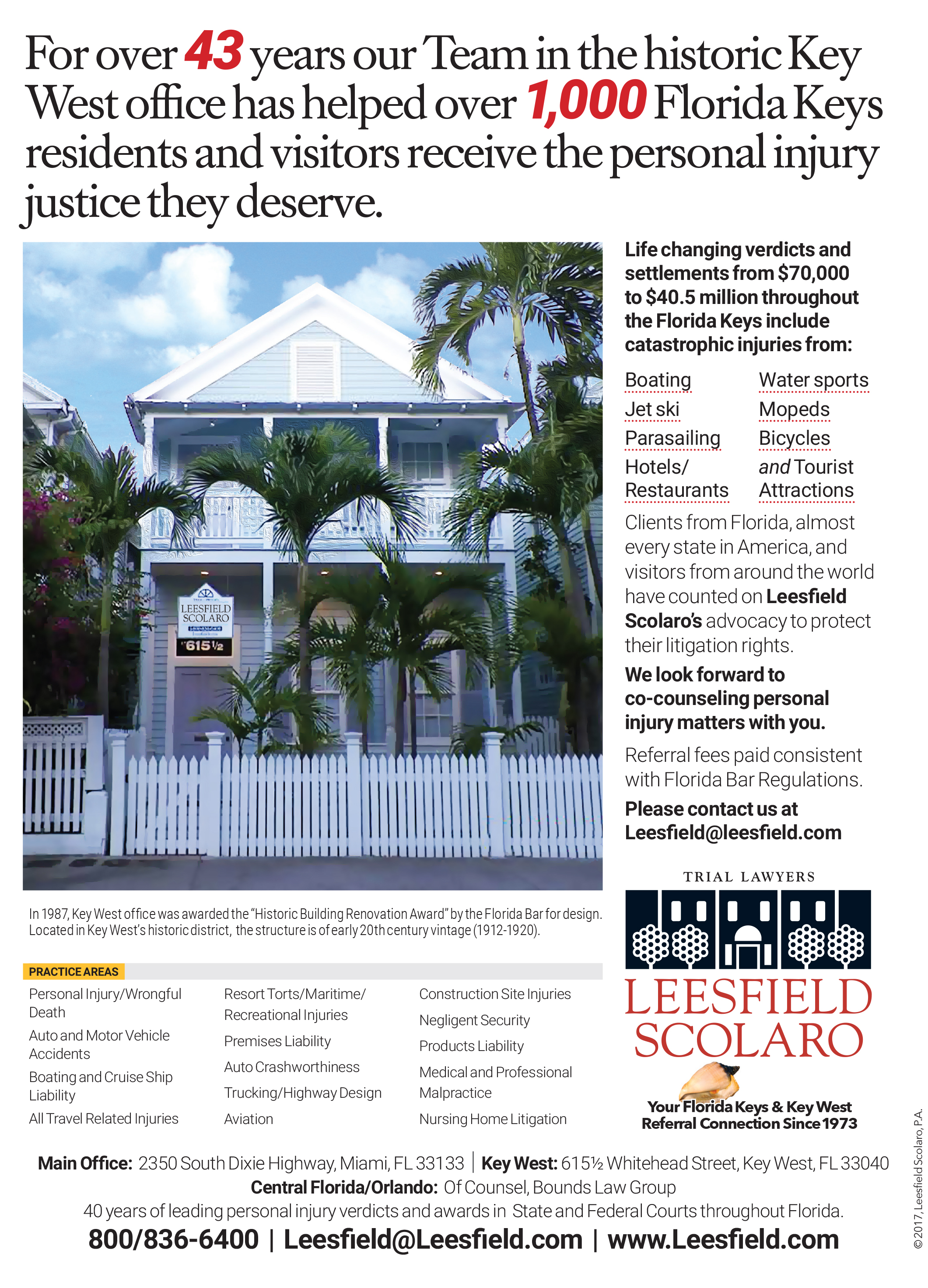 Leesfield Scolaro, P.A Miami, FL Office