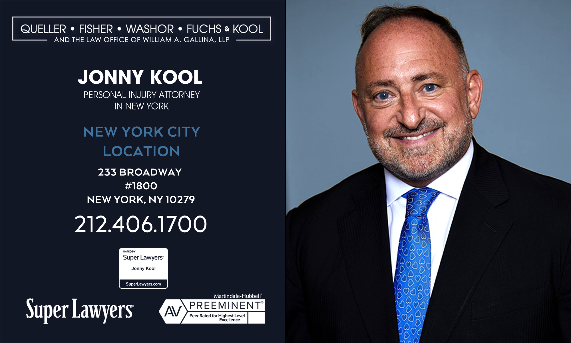 Queller, Fisher, Washor, Fuchs & Kool, LLP New York City, NY Office