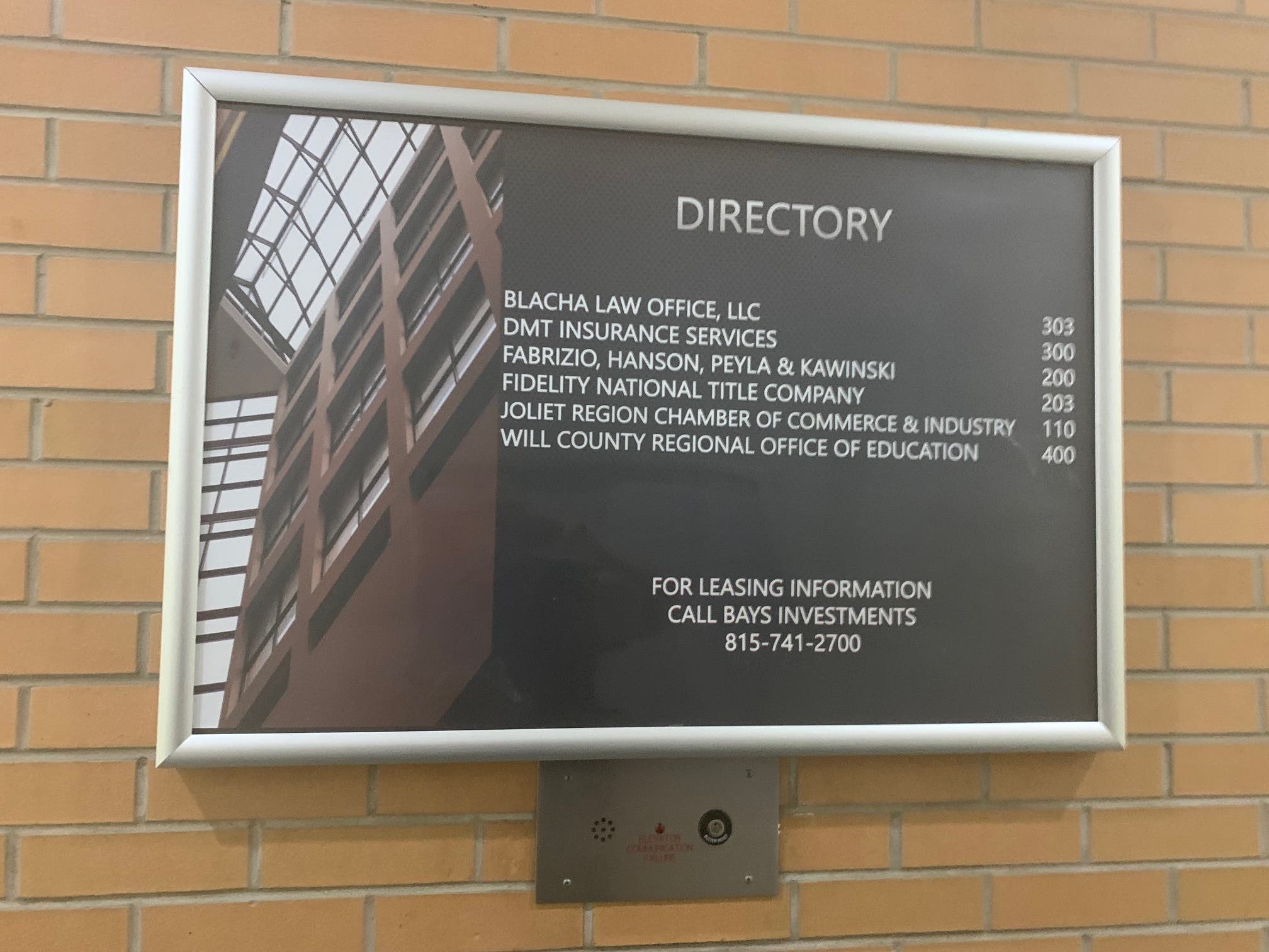 Blacha Law Office, LLC Joliet, IL Office