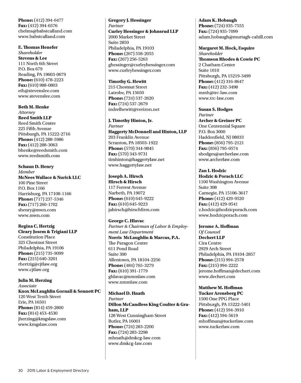 Thomson, Rhodes & Cowie, P.C Pittsburgh, PA Office