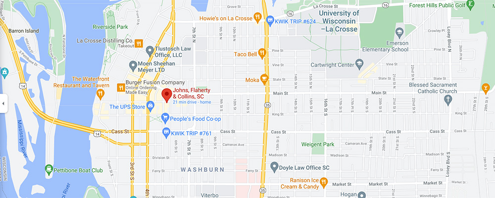 Johns, Flaherty & Collins, SC La Crosse, WI Office