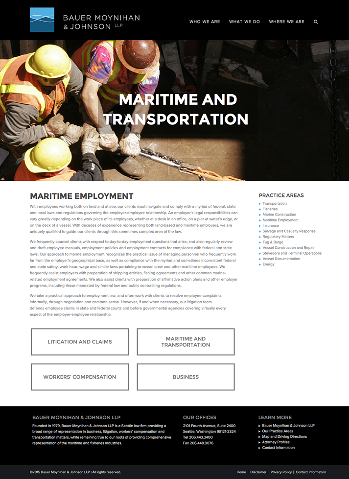 Bauer, Moynihan & Johnson, L.L.P Seattle, WA Office