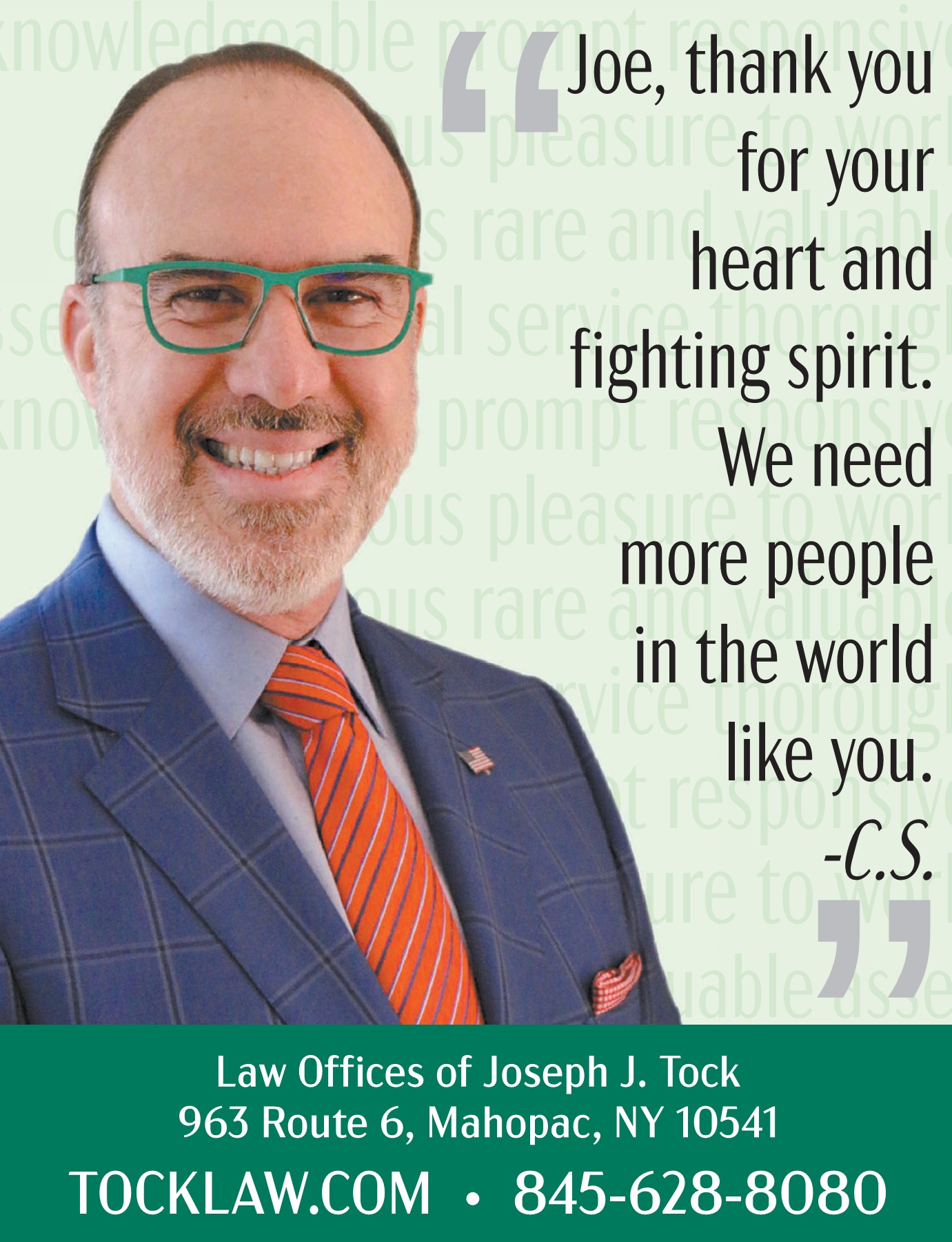 Law Offices of Joseph J. Tock Mahopac, NY Office
