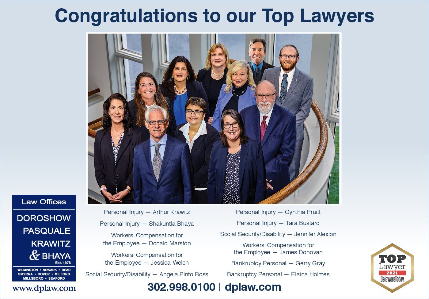 Law Offices of Doroshow, Pasquale, Krawitz & Bhaya Dover, DE Office