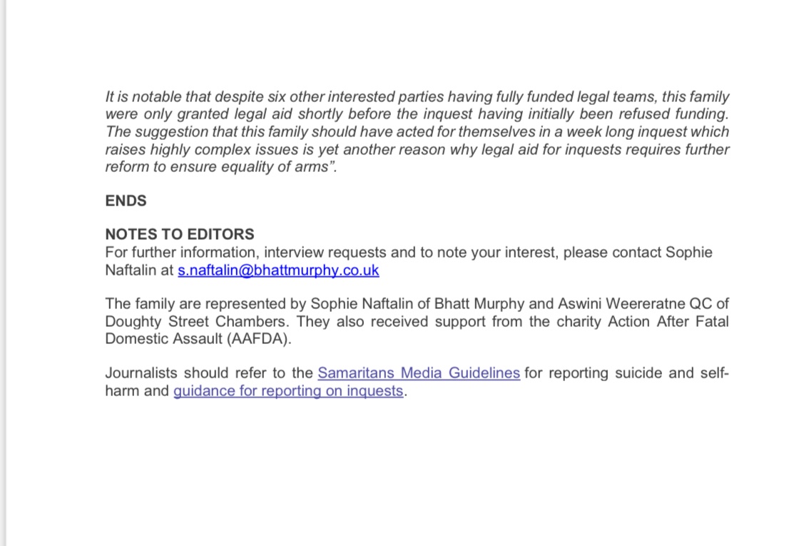 Bhatt Murphy London, United Kingdom Office