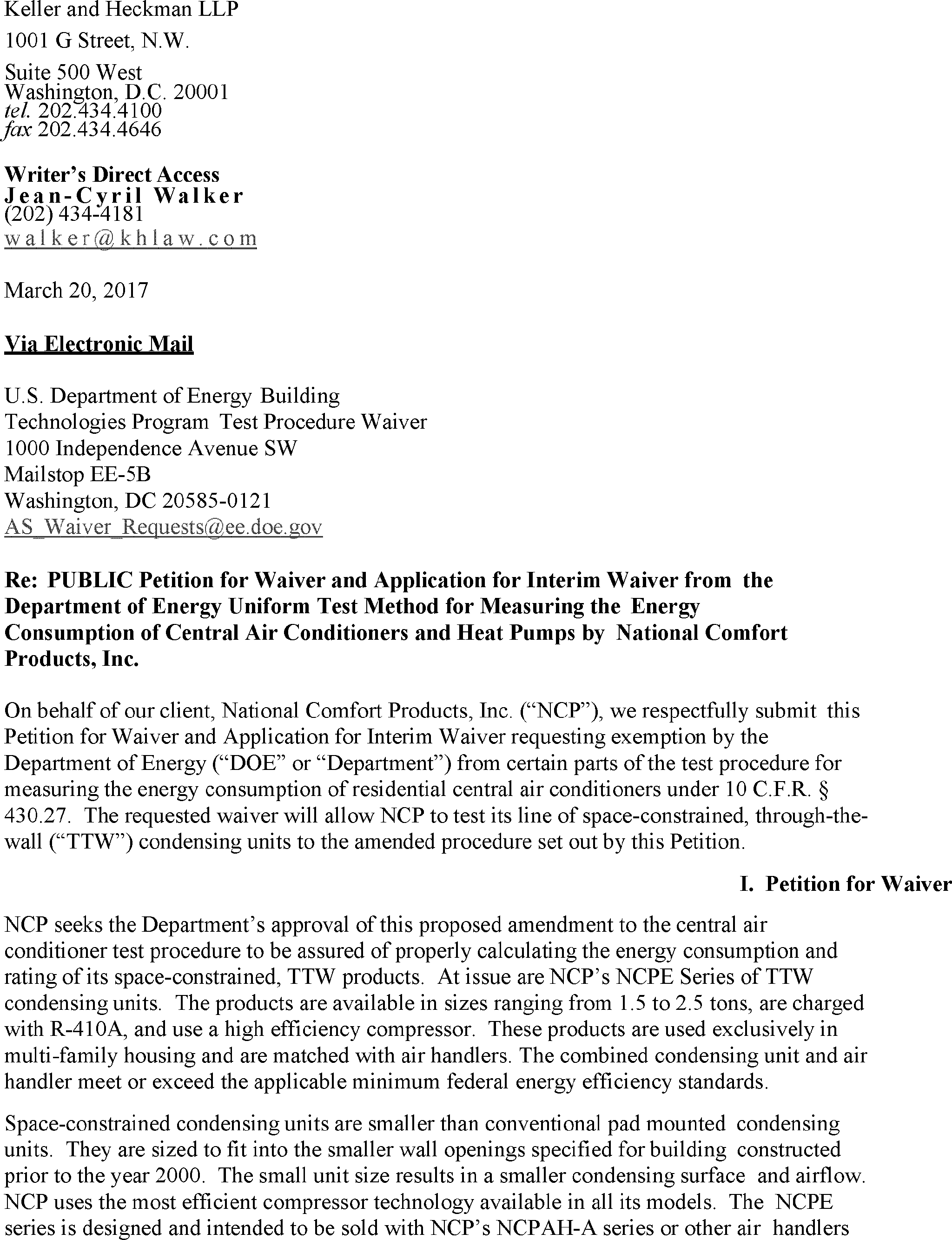 Keller and Heckman LLP Philadelphia, PA Office