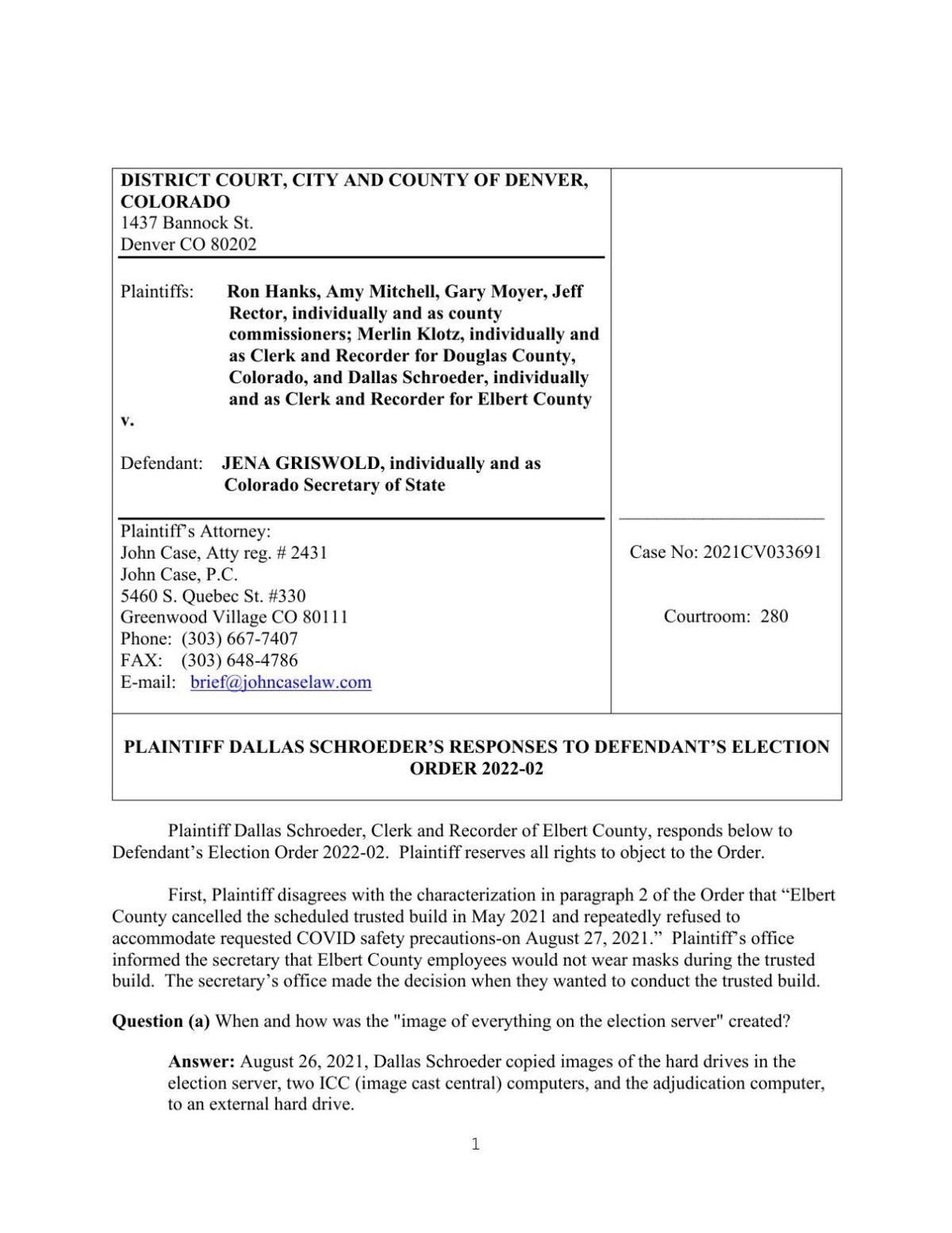 Denver Trial Lawyers Greenwood Village, CO Office