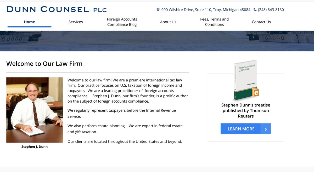 Dunn Counsel PLC Troy, MI Office